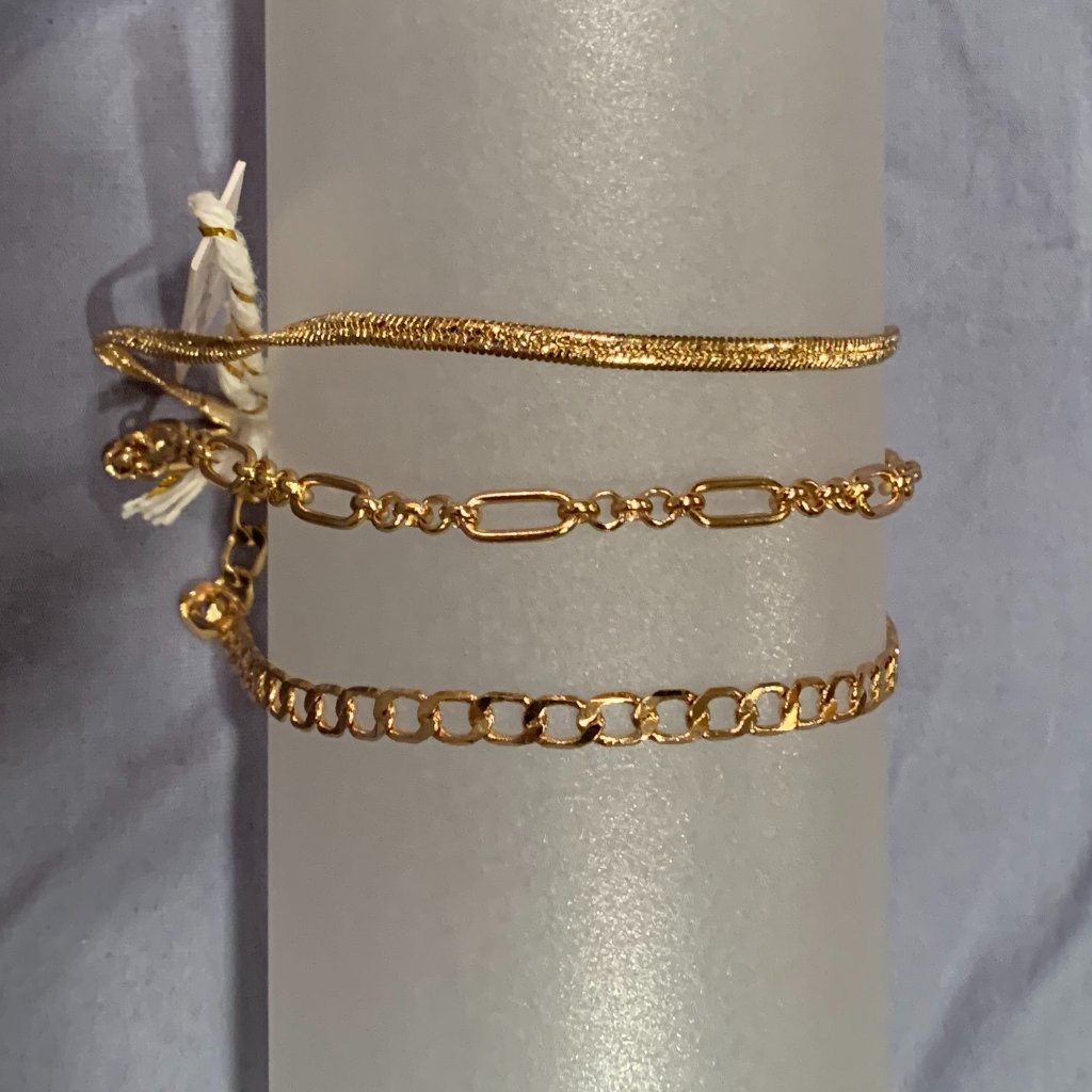 Melania Clara Gold Collection Multi-Strand Bracelet New With Tags